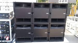 Subwofer Line Array Nexo Sound System Smex 4 5 2018 Surabaya Sound System Subwoofer Box Design Speaker Box Design