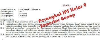Maybe you would like to learn more about one of these? Rpp Dan Silabus Ips Smp Kelas 9 Semester Genap Didno76 Com