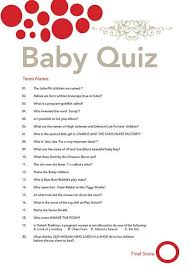 These simple ideas should provide just enough inspiration for you to plan and execute the perfect party for a friend or loved one who is expecting. Funny Baby Trivia Questions For A Baby Shower