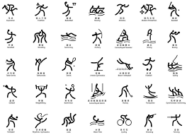 The chequered pattern itself symbolizes different. Torbara On Twitter Pictogram Olympic Sports Olympic Icons