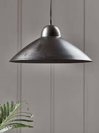 New Large Cone Pendant Oxidised Black New Lighting New This Season Black Ceiling Lighting Ceiling Lights Modern Ceiling Light