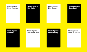 Cards against humanity has its own way to play online, of sorts, but it's not exactly a social experience. Cards Against Humanity S Never Ending Fight Against Copycats