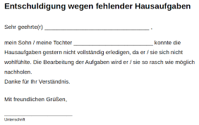 Ob krankheit, beurlaubung oder befreiung vom sportunterricht über die telefonische information hinaus, erwartet die schule eine schriftliche mitteilung, in der sie das versäumnis unter angabe des zeitraums begründen und für das fehlen um entschuldigung bitten. Entschuldigungen Fur Die Schule Fertige Texte