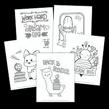 It is suggested since the school building has various parts to color. Printable Back To School Coloring Pages Fun Loving Families