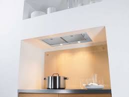 In my experience, most decent exhaust fans are dual rated, ceiling or wall. Remodeling 101 Ceiling Mounted Recessed Kitchen Vents Remodelista