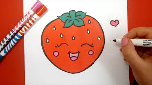 Kawaii Erdbeere Selber Malen Kawaii Malen Selber Malen Kawaii
