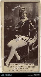 Card Number 183, Marie Winner, from the Actors and Actresses series  (N145-5) issued by Duke Sons & Co. to promote Cameo Cigarettes