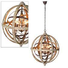 large round wooden orb chandelier with metal orb detail and crystal droplets wooden orb chandelier orb chandelier chandelier design