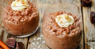 Une Delicieuse Recette De Pouding Au Riz Chocolat A La Mijoteuse Recipe Chocolate Rice Pudding Recipe Chocolate Rice Pudding Rice Pudding