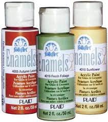 Folkart Enamels 2 Fl Oz Acrylic Paint Joann Acrylic Painting Painting Crafts Enamel Paint