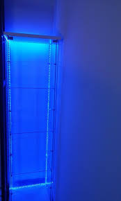 Detolf glass door cabinet lighting. Wall Fixtures 4pcs Led Light Bar Strip Kit Display Under Cabinet Detolf Lamps Cold White Brigh Home Garden