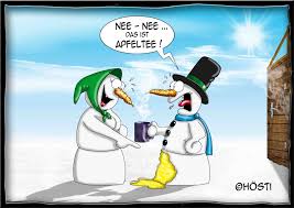 Besten bilder, videos und sprüche und es kommen täglich neue lustige facebook bilder auf debeste.de. Pin Von Peter Huesch Auf Hosti Cartoons Apfeltee Schneemann Lustig Humor