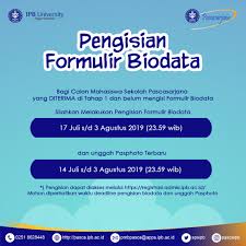 ● staff psik 1 ● januari 24, 2019 ● akademik download ● no comments. Sekolah Pascasarjana Ipb Pa Twitter Pengumuman Bagi Calon Mahasiswa Sekolah Pascasarjana Yang Diterima Di Tahap 1 Yang Belum Mengisi Formulir Biodata Dan Unggah Pasphoto Terbaru Silahkan Dilengkapi Mohon Diperhatikan Waktu Deadline Pengisian