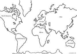 Country flags coloring pages can be a great source of beneficial entertainment for children. Continents Coloring Page World Map Coloring World Map Continents Coloring Page World Map World Ma World Map Coloring Page World Map Crafts World Map Continents