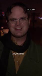 Dwight Kicking Christmas Tree