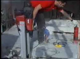 Diamond coring tool dd 130 to core on reinforced concrete, stone or masonry for every kind of through holes on the floor, walls or ceilings. Dd130 Youtube