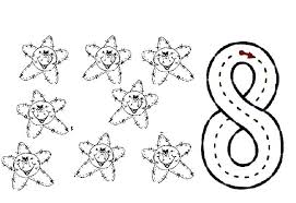 Number 8 Stars Coloring Page Bulk Color Star Coloring Pages Coloring Pages Sunflower Coloring Pages
