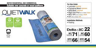 Built with sound reduction and moisture dissipation in mind. Quietwalk Installation Instructions Mp Global Products