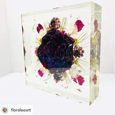 Pin Auf Floral Casting W Liquid Diamonds Casting Resin