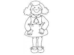 Menina Bonita Colorir Desenhos