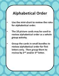 Alphabetical Order Winter Theme