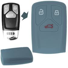Schlussel Hulle Grau Keyless Fur Audi A5 F5 A4 B9 Q5 Fy A6 C8 A8 D5 Smartkey Ebay