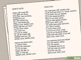 Saint lucia is no ordinary island. 3 Ways To Celebrate St Lucia Day Wikihow