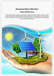 Renewable Energy Word Document Template Is One Of The Best Word Document Templat Energy Conservation Poster Renewable Energy Design Renewable Energy