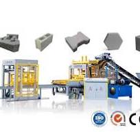 QT6 Automatic Concrete Block Production Line And Paver Making Machine
