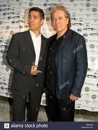LOS ANGELES CA May 29 2009 Actor Edward James Olmos Battlestar Galactica  Bladerunner and actor Esai Morales Jericho NYPD Blue at Stock Photo