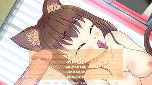 RenPy Cats in Heat - convenience coworkers visual novel romance.