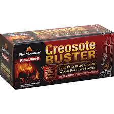 The first stage of creosote is easy to remove. Pine Mountain Creosote Buster Firelog Chimney Cleaning Yard Garden Houchen S My Iga