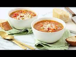 Vegetable Bean Soup Martha Stewart Youtube Bean Soup Recipes Recipes Bean Soup