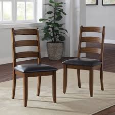 Better Homes Gardens Granary Modern Farmhouse Ladderback Dining Chairs Set Of 2 Aged Brown Ash Walmart Com In 2020 Dining Chairs Modern Farmhouse Dining Farmhouse Dining Chairs