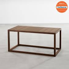 The unique texture and angular base create intrigue while the neutral color makes it easy to pair with a variety of furnishings. Frame Coffee Table In Walnut Tables Joined Jointed