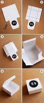 Tout ce dont vous aurez besoin est commencez avec une feuille de papier carrée. Tutoriel Comment Faire Une Boite En Carton Decorative Calendrier De L Avant Calendrier Diy Calendrier De L Avent