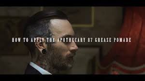 Applying our Grease Pomade
