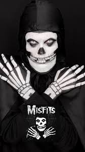 The perfect band mascot makeup for spooky season! Crimson Ghost of the  Misfits 💀🖤 #misfits #cosplay #spookyseason #halloween2024 #makeuptutorial  #halloweencostume #makeupartist #halloweencostumeideas ...