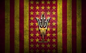 Maybe you would like to learn more about one of these? Arizona State Sun Devils Flag Ncaa Red Yellow Metal Background American Football Team Hd Wallpaper Peakpx