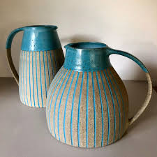 The pottery, everton, doncaster, united kingdom. Kate Garwood On Instagram Stripy Stoneware Unfortunately The Jug At The Back Broke On Delivery Al Handmade Ceramics Pottery Painting Designs Pottery Designs