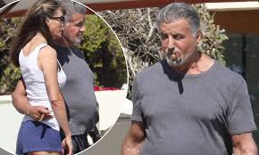 Sylvester stallone lifestyleamerican actor, director, screenwriter, producer sylvester stallone was born michael sylvester gardenzio stallone on july 6th. Rambo Gets A Beer Belly Sylvester Stallone 74 Displays A Fuller Physique In Malibu Daily Mail Online