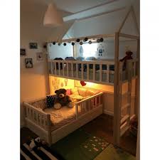 Ich verkaufe ein tolles spielhaus für das kinderzimmer. Etagenbett Haus Fur Kinder Bunk L 180x90 Mit Leiter Und Schublade Weiss Online Shop Fur Kinder Wiieinkind De