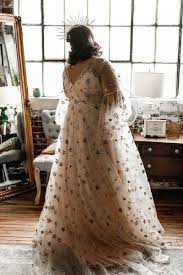 Chelsea S Starstruck Wedding Day Natalie Wynn Starry Wedding Celestial Wedding Offbeat Bride