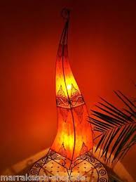 Orient Stehlampe Marrakesch Orange 120cm Orientalische Stehleuchten Marokkanische Hennalampen Stehlampe Lampe Orientalische Lampen