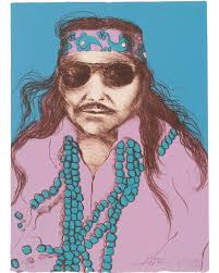 I'm an Indian painting Indians, and if it worked out for me, then it's all  well and good.”—R.C. Gorman (Diné [Navajo]), 1931-2005 This self-portrait  depicts R.C. (Rudolph Carl) Gorman in the early