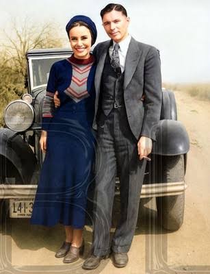 Bonnie Parker & Clyde Barrow Photo Print, $16.95