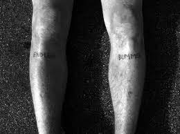 Stick And Poke Love This One Text Tattoo Knee Tattoo Knee Tattoo Words