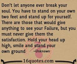 Stand On Your Own Two Feet Quotes Quotesgram
