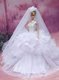 For My Silkstone Barbie Barbie Wedding Dress Doll Wedding Dress Dress Barbie Doll