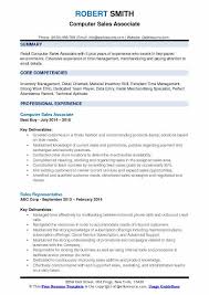 best buy sales associate resume sample